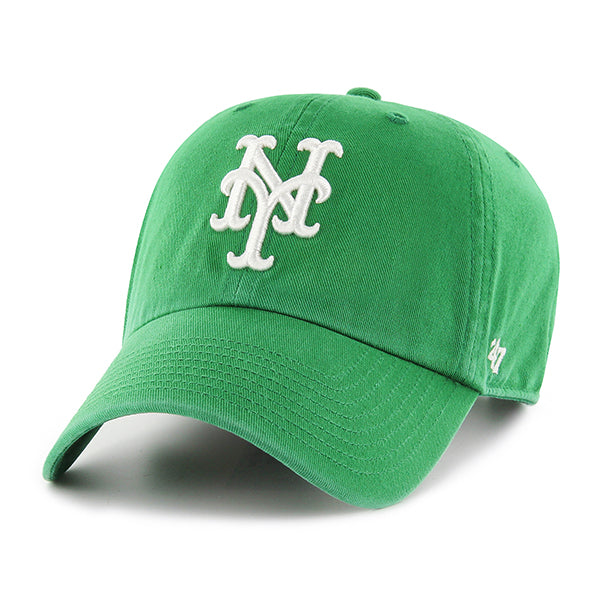 47 Brand New York Mets Clean Up Adjustable Hat - Kelly - Front