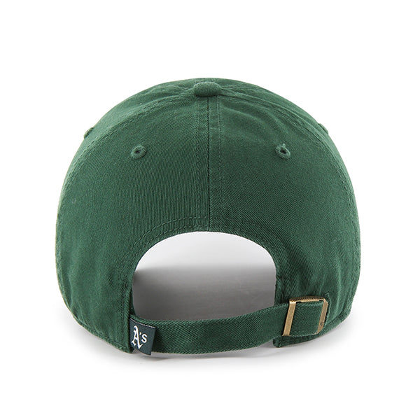 47 Brand Oakland Athletics Clean Up Adjustable Hat - Dark Green - Back