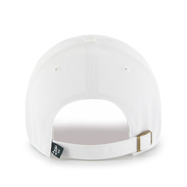 47 Brand Oakland Athletics Clean Up Adjustable Hat - White - Back