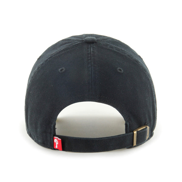 47 Brand Philadelphia Phillies Clean Up Adjustable Hat - Black/White - Back