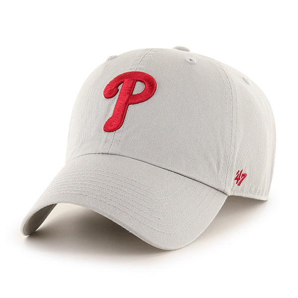 47 Brand Philadelphia Phillies Clean Up Adjustable Hat - Gray - Front