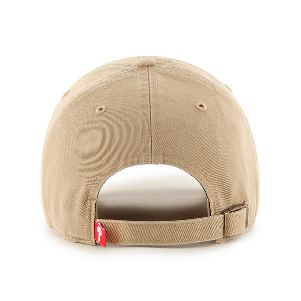 47 Brand Philadelphia Phillies Clean Up Adjustable Hat - Khaki - Back