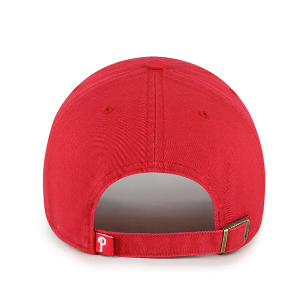 47 Brand Philadelphia Phillies Clean Up Adjustable Hat - Royal Blue/Red - Back