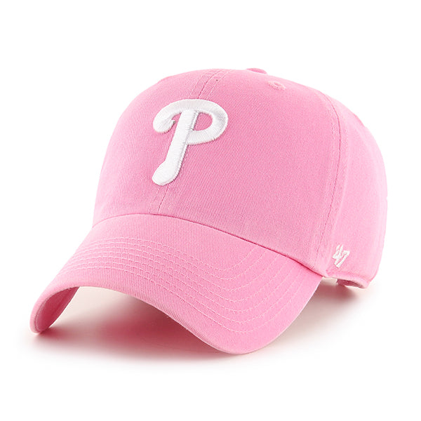 47 Brand Philadelphia Phillies Clean Up Adjustable Hat - Rose - Front