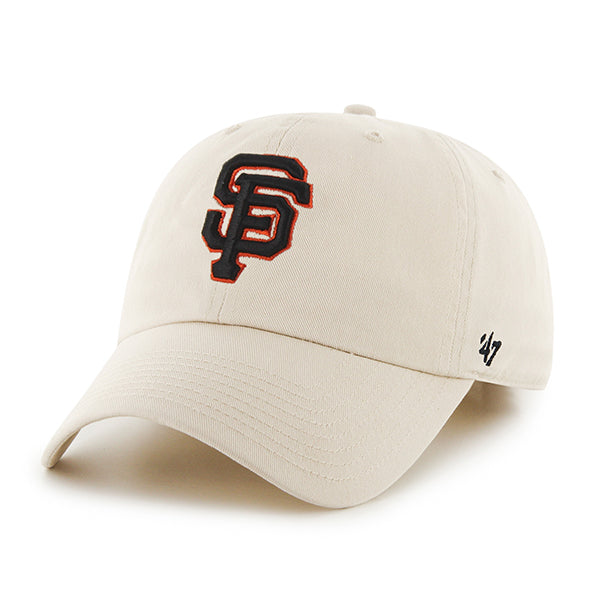 47 Brand San Francisco Giants Clean Up Adjustable Hat - Natural - Front