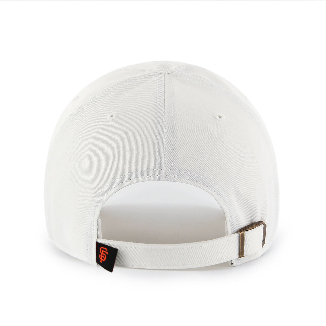 47 Brand San Francisco Giants Clean Up Adjustable Hat - White - Back
