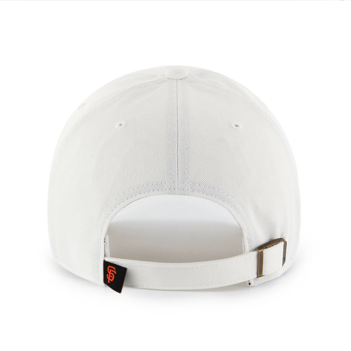 47 Brand San Francisco Giants Clean Up Adjustable Hat - White - Back