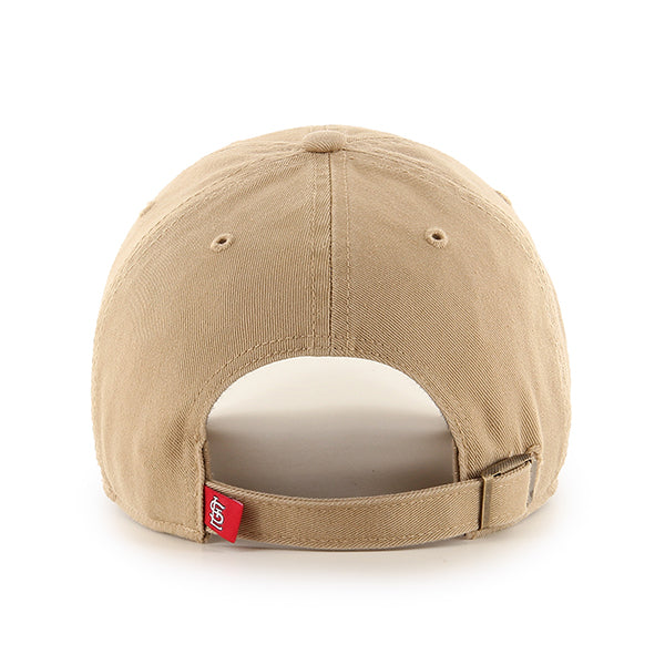47 Brand St. Louis Cardinals Clean Up Adjustable Hat - Khaki - Back