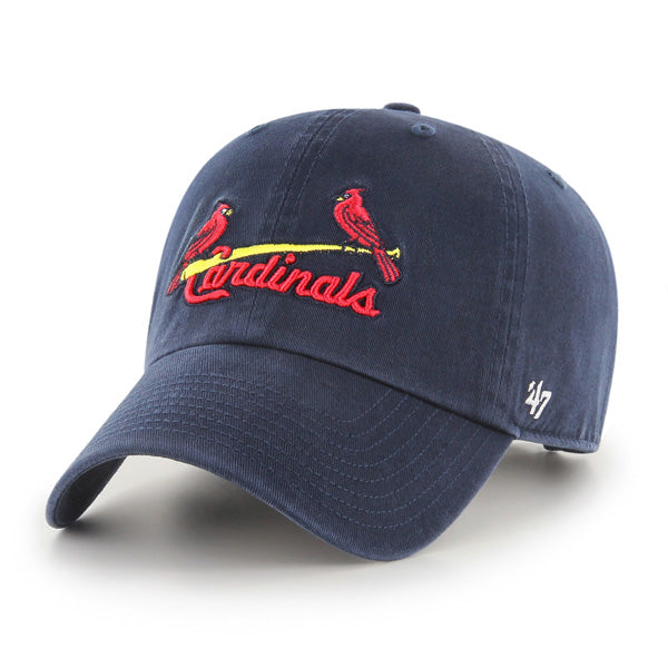 47 Brand St. Louis Cardinals Clean Up Adjustable Hat - Navy/Red - Front