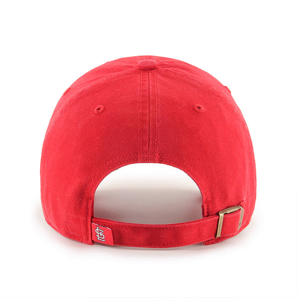47 Brand St. Louis Cardinals Clean Up Adjustable Hat - Red(Bat Logo) - Back