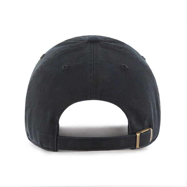 47 Brand Colorado Rockies Clean Up Adjustable Hat - Black/Black - Back