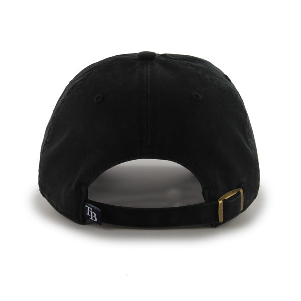 47 Brand Tampa Bay Rays Clean Up Adjustable Hat - Black/Black - Back