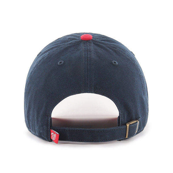 47 Brand Washington Nationals Clean Up Adjustable Hat - Two-Tone Navy/Red - Back