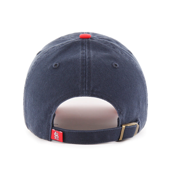 47 Brand St. Louis Cardinals Clean Up Adjustable Hat - Two-Tone Bat Navy/Red - Back