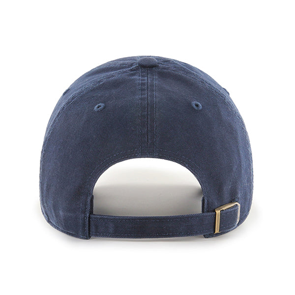 47 Brand Cleveland Guardians Cooperstown Clean Up Adjustable Hat - Navy/Red - Back