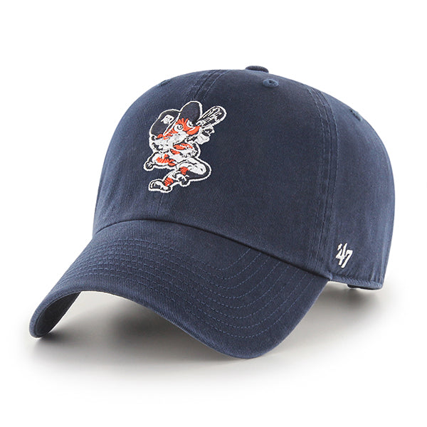 47 Brand Detroit Tigers Cooperstown Clean Up Adjustable Hat - Navy - Front