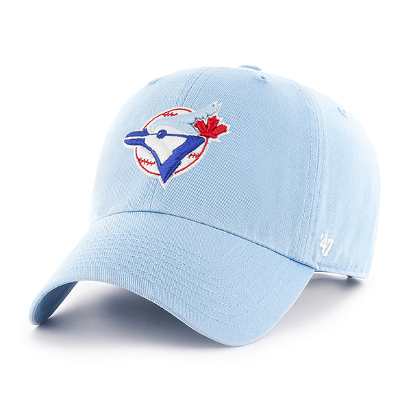 47 Brand Toronto Blue Jays Cooperstown Clean Up Adjustable Hat - Columbia - Front