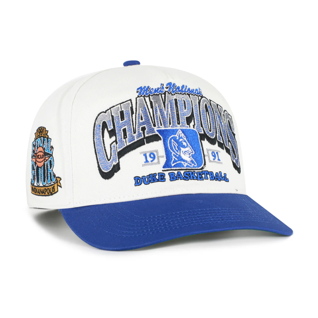 '47 Brand NCAA Duke Blue Devils Hitch Snapback Hat Front