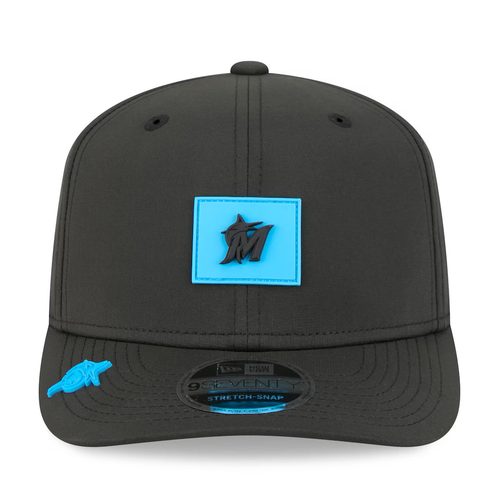 New Era Miami Marlins 2026 Clubhouse 9SEVENTY Adjustable Hat - Black