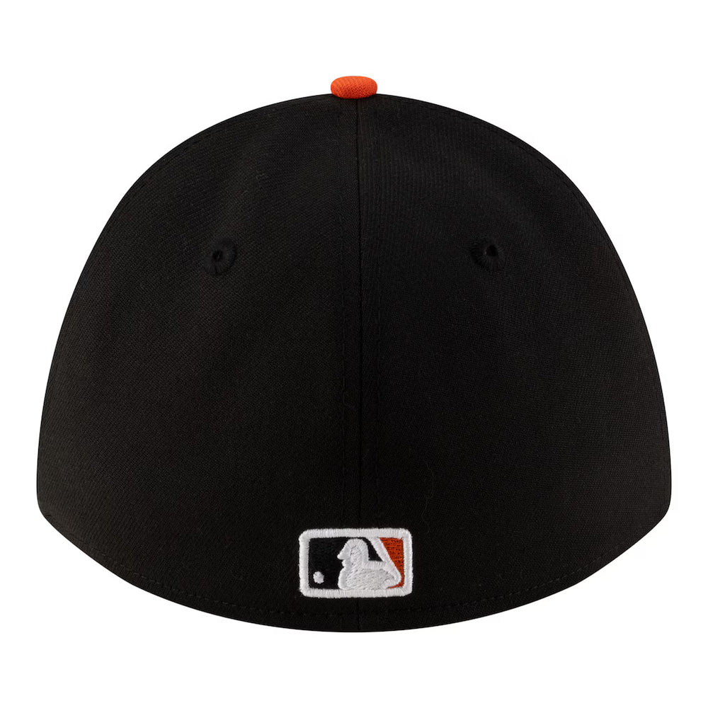 New Era Player Replica San Francisco Giants 39THIRTY M-Crown Flex Hat - Black - Back View