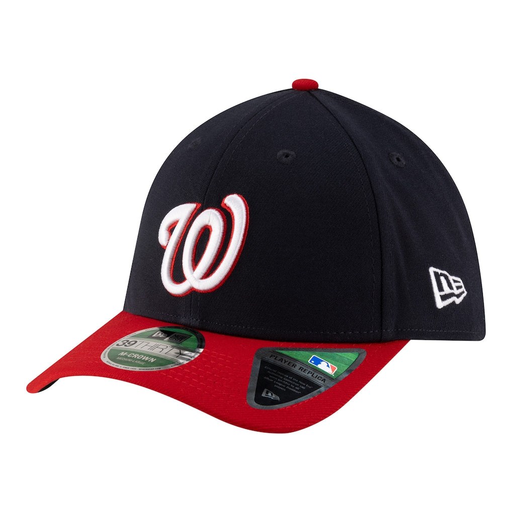 New Era Player Replica Washington Nationals 39THIRTY M-Crown Flex Hat - Black