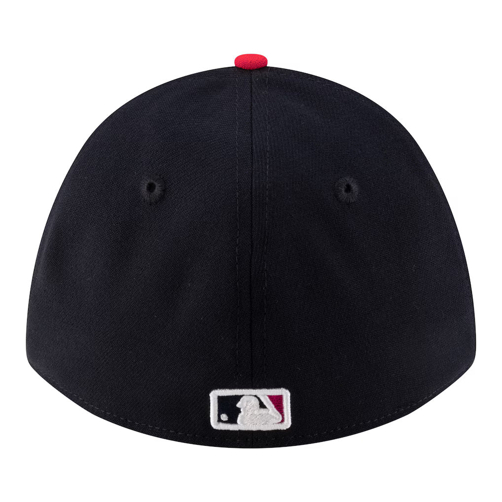New Era Player Replica Washington Nationals 39THIRTY M-Crown Flex Hat - Black - Back View