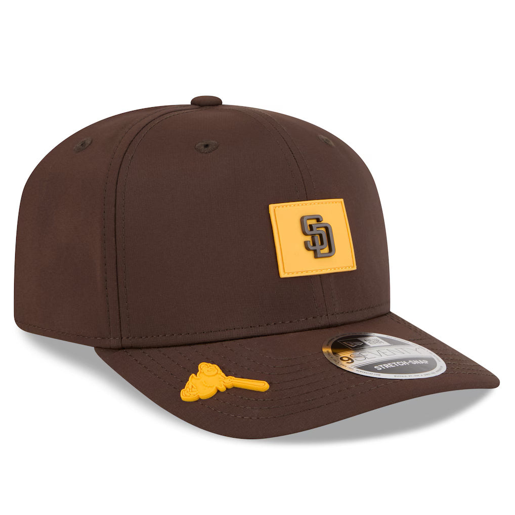 New Era San Diego Padres 2026 Clubhouse 9SEVENTY Adjustable Hat - Brown