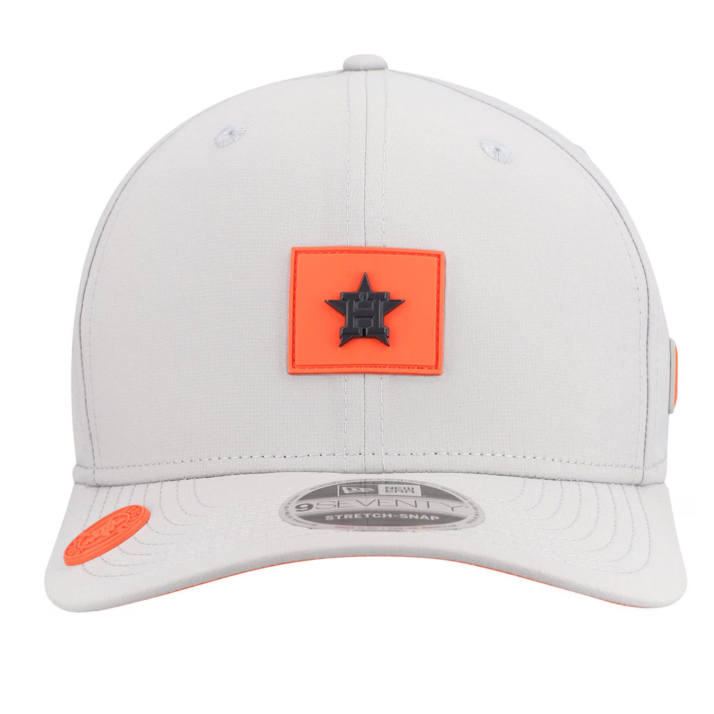 New Era Houston Astros 2026 Clubhouse 9SEVENTY Adjustable Hat - Gray