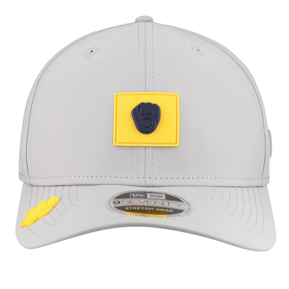 New Era Milwaukee Brewers 2026 Clubhouse 9SEVENTY Adjustable Hat - Gray