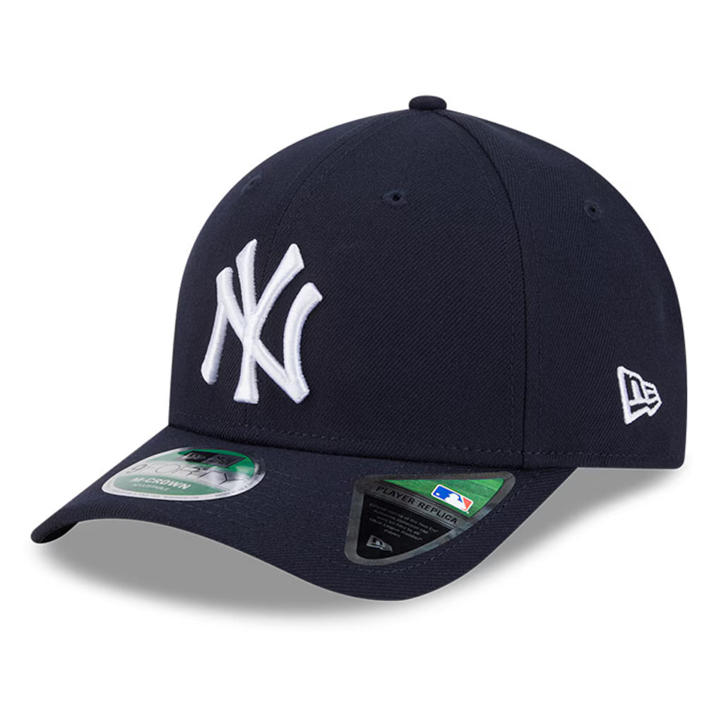 New Era Player Replica New York Yankees 9FORTY Adjustable Hat - Navy - Tilted