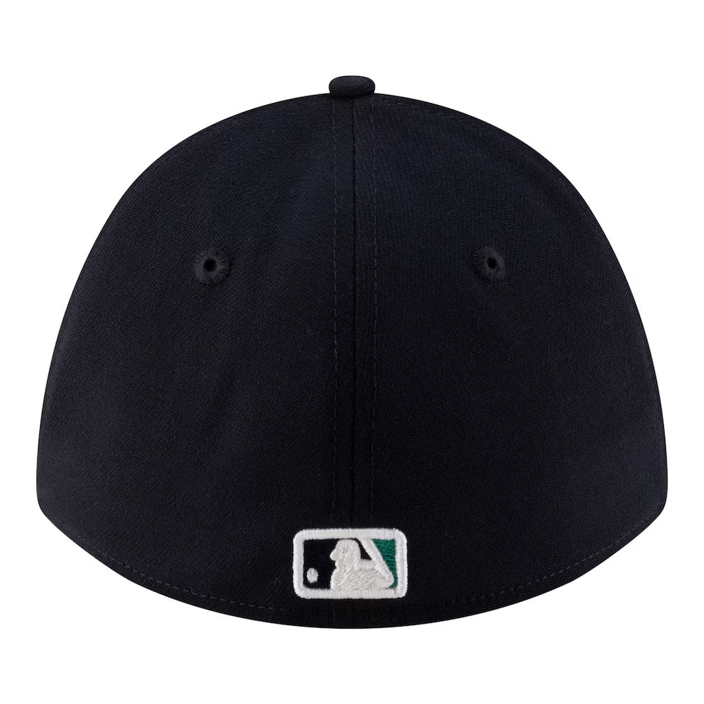 New Era Player Replica Seattle Mariners 39THIRTY M-Crown Flex Hat - Navy - Back View