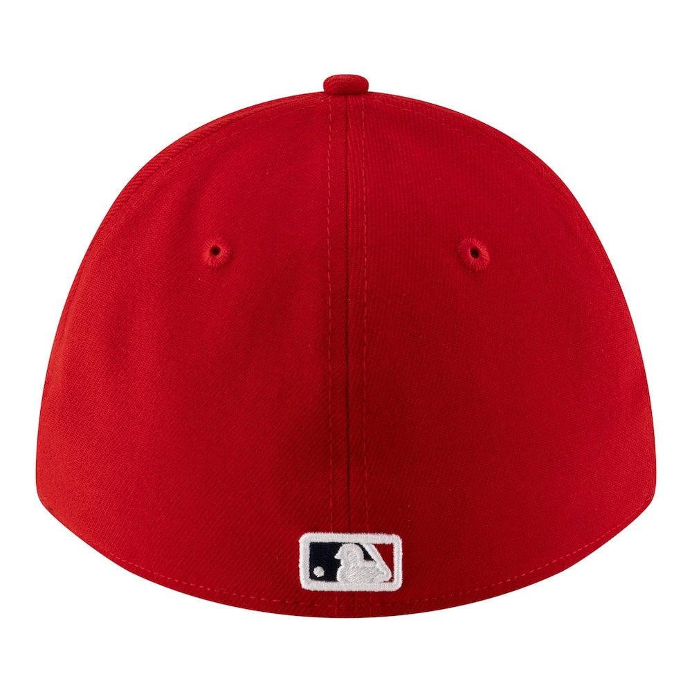 New Era Player Replica St. Louis Cardinals 39THIRTY M-Crown Flex Hat - Red - Back View
