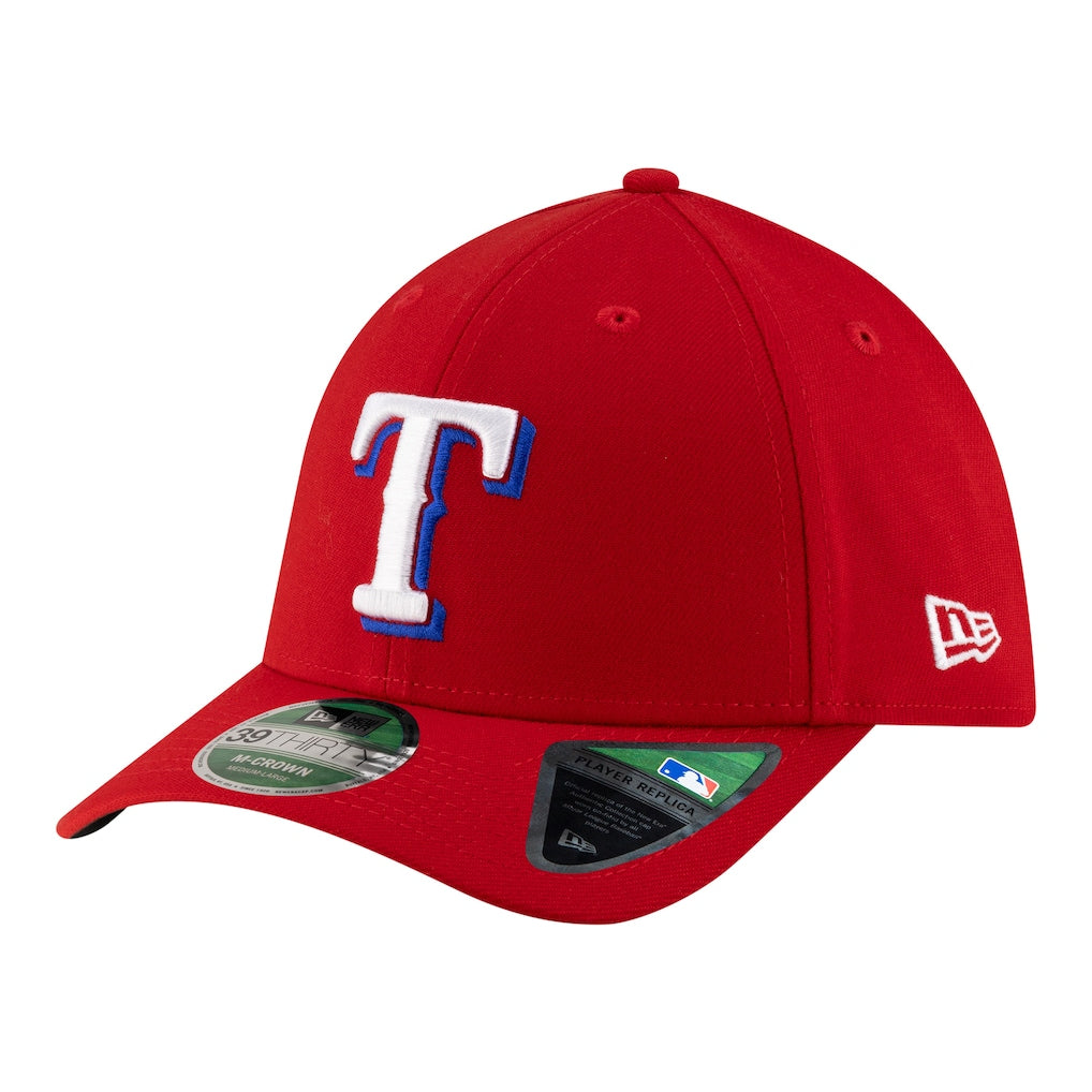 New Era Player Replica Texas Rangers 39THIRTY M-Crown Flex Hat - Red