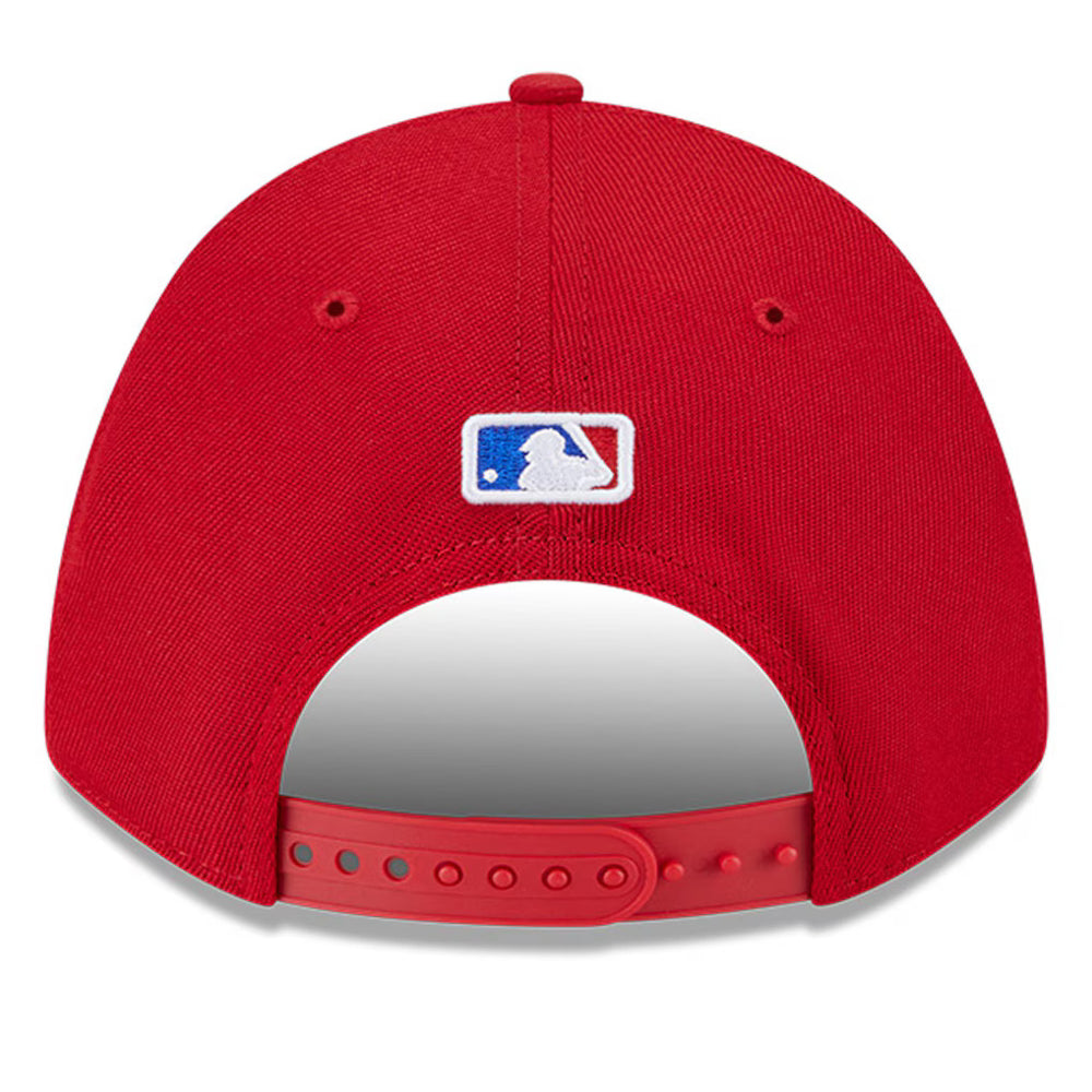New Era Player Replica Texas Rangers 9FORTY Adjustable Hat - Red - Back
