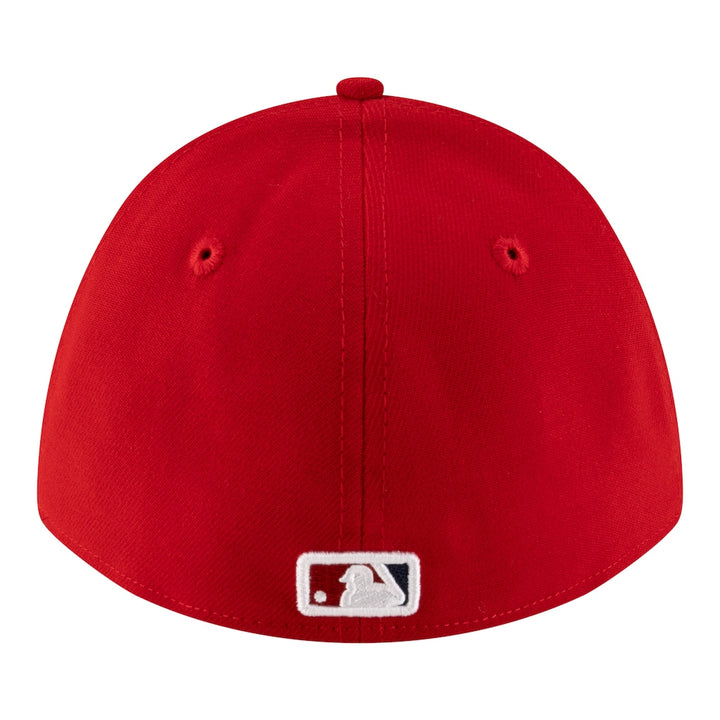 New Era Player Replica Washington Nationals 39THIRTY M-Crown Flex Hat - Red - Back View