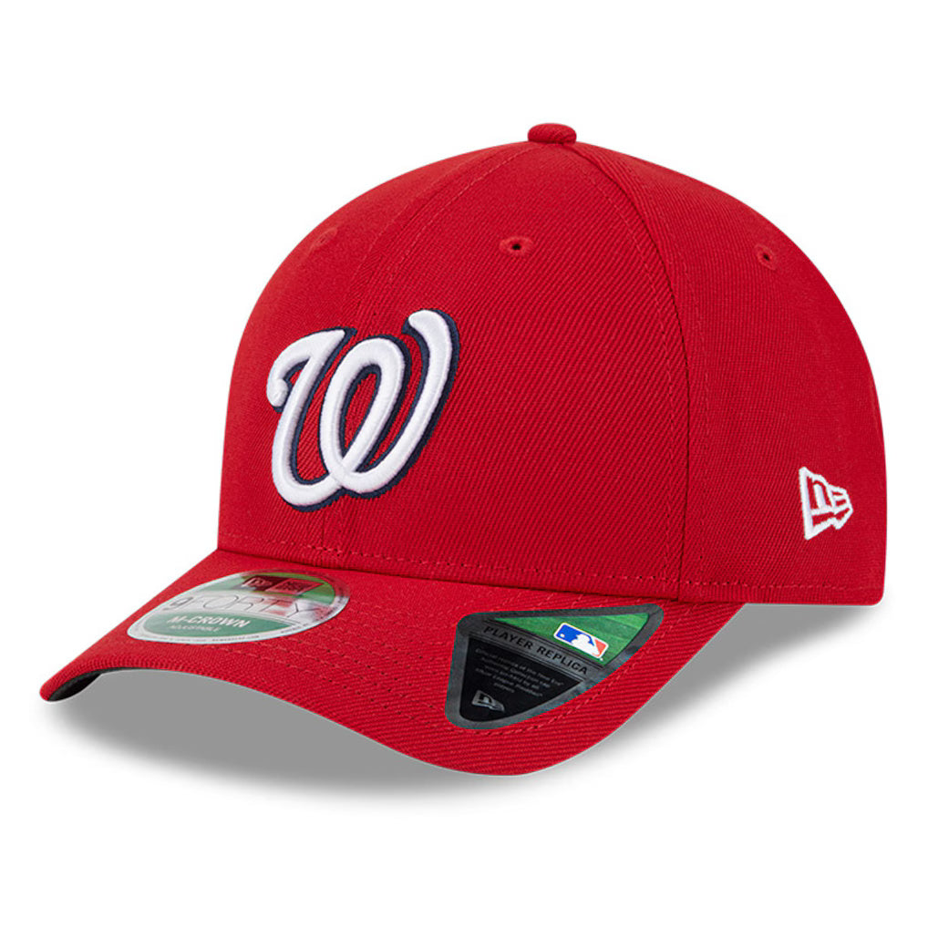 New Era Player Replica Washington Nationals 9FORTY Adjustable Hat - Red - Tilted