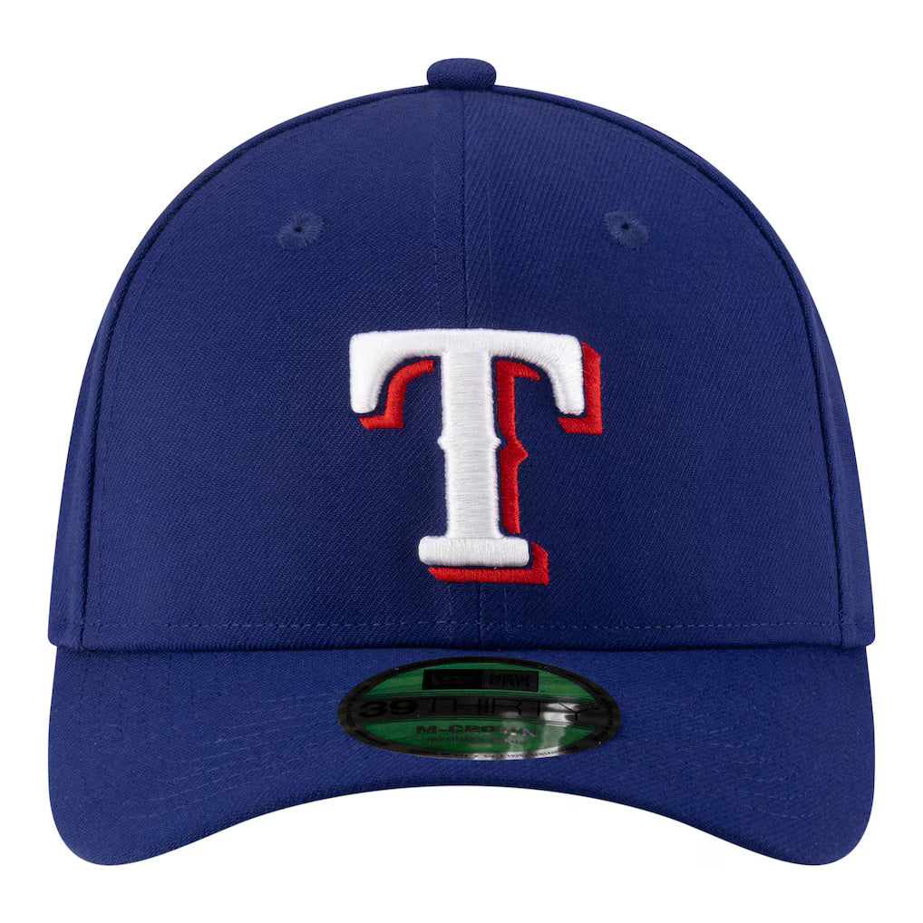 New Era Player Replica Texas Rangers 39THIRTY M-Crown Flex Hat - Royal - Front View