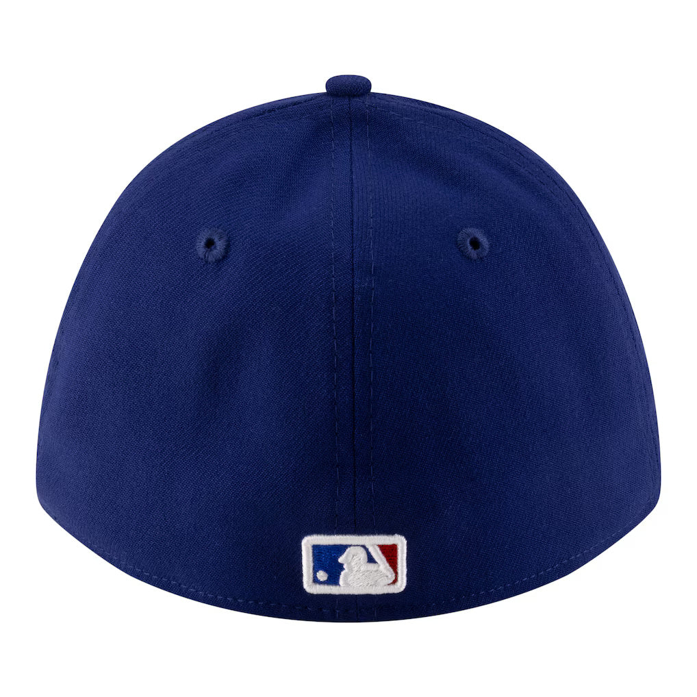 New Era Player Replica Texas Rangers 39THIRTY M-Crown Flex Hat - Royal - Back View