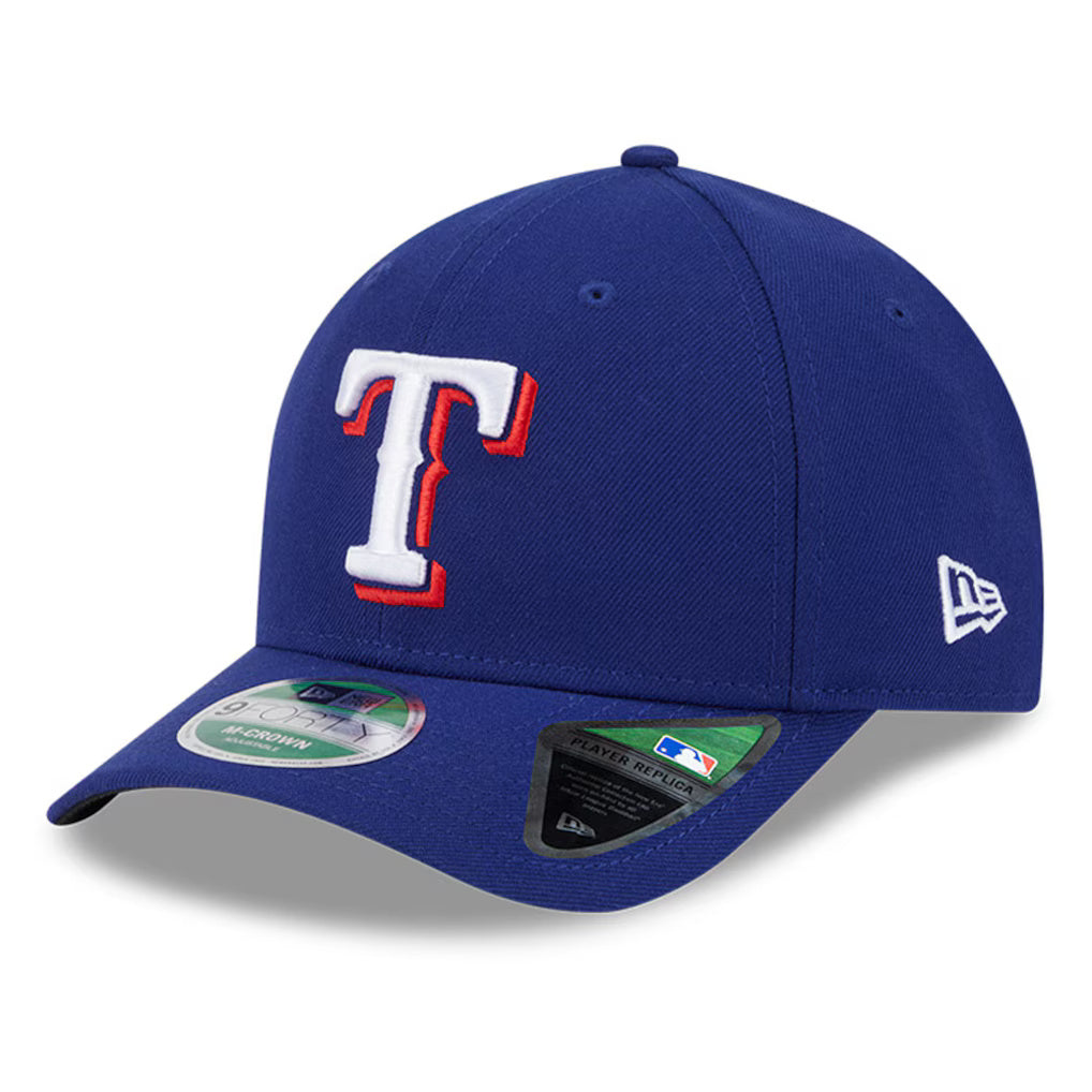 New Era Player Replica Texas Rangers 9FORTY Adjustable Hat - Royal - Tilted