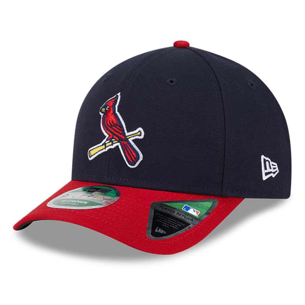 New Era Player Replica St. Louis Cardinals 9FORTY Adjustable Hat - Navy/Red - Tilted