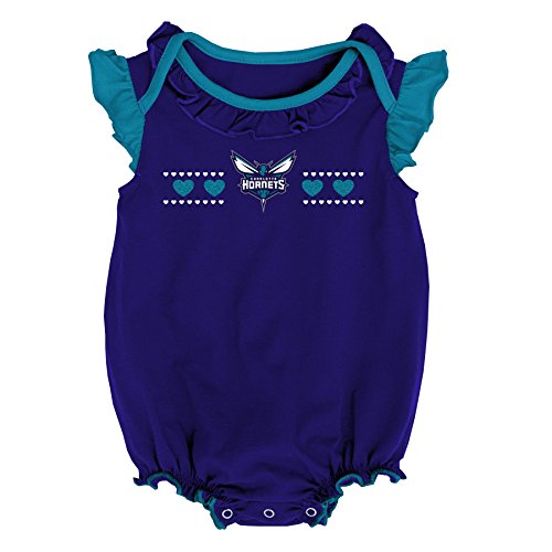 NBA by Outerstuff NBA Newborn & Infant Charlotte Hornets Homecoming 2pc Bodysuit Set, Hornets Purple, 0-3 Months