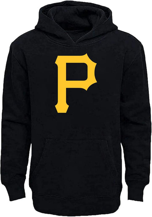 Outerstuff MLB Youth 8-20 Team Color Primary Logo Fleece Sweatshirt Hoodie - Chicago White Sox Black (8)