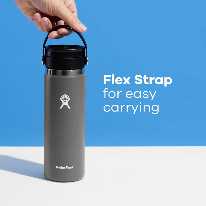 Hydro Flask Wide Mouth Bottle with Flex Sip Lid Black