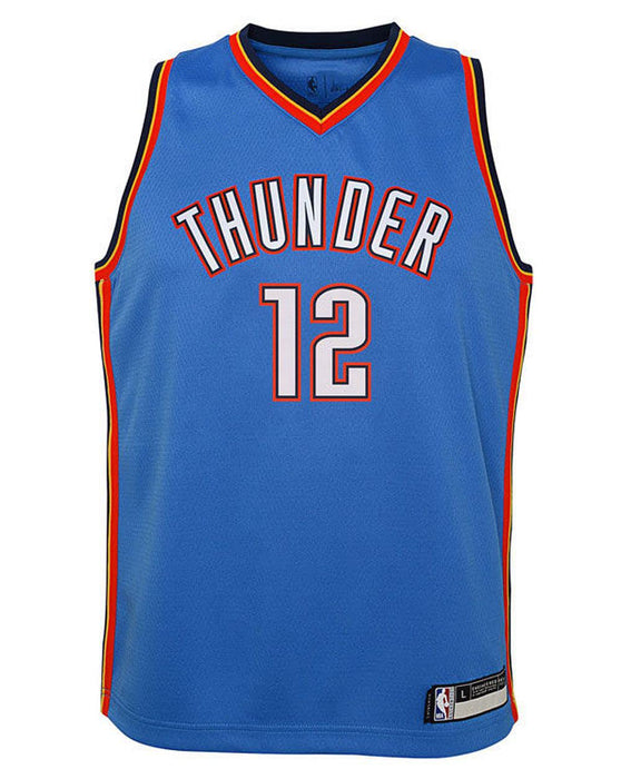 Steven Adams Oklahoma City Thunder #12 Toddler Blue Icon Edition Jersey (2T)