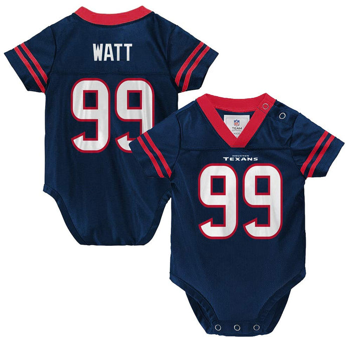 Outerstuff J.J. Watt Houston Texans Navy Blue Infants  