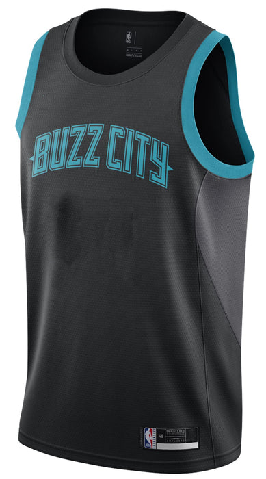 Outerstuff Charlotte Hornets Blank Youth 8-20 Black City Edition Swingman Jersey (8)