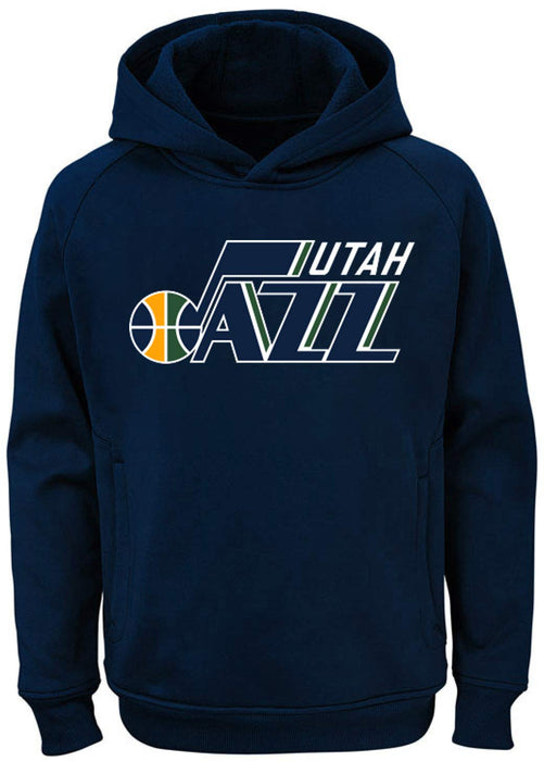 Outerstuff NBA Kids 4-7 Team Color Polyester Performance Primary Logo Pullover Sweatshirt Hoodie (4, Denver Nuggets Navy)