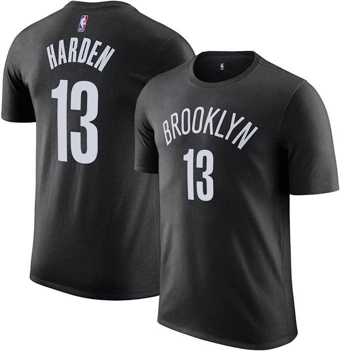 NBA Boys Youth 8-20 Official Player Name & Number Game Time Performance Polyester T-Shirt (Brooklyn Nets, Kevin Durant, Small, Black Home)