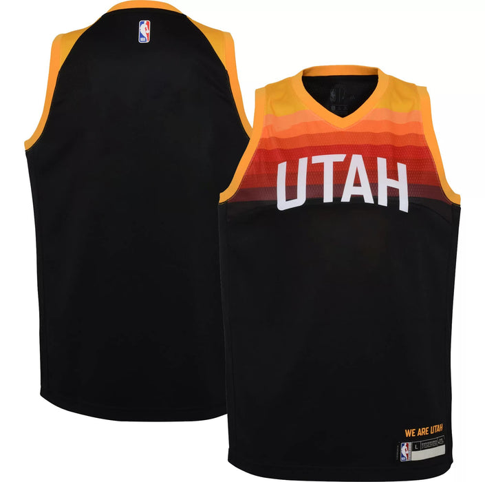 Outerstuff Utah Jazz Blank Black Infants Toddler City Edition Jersey (2T)