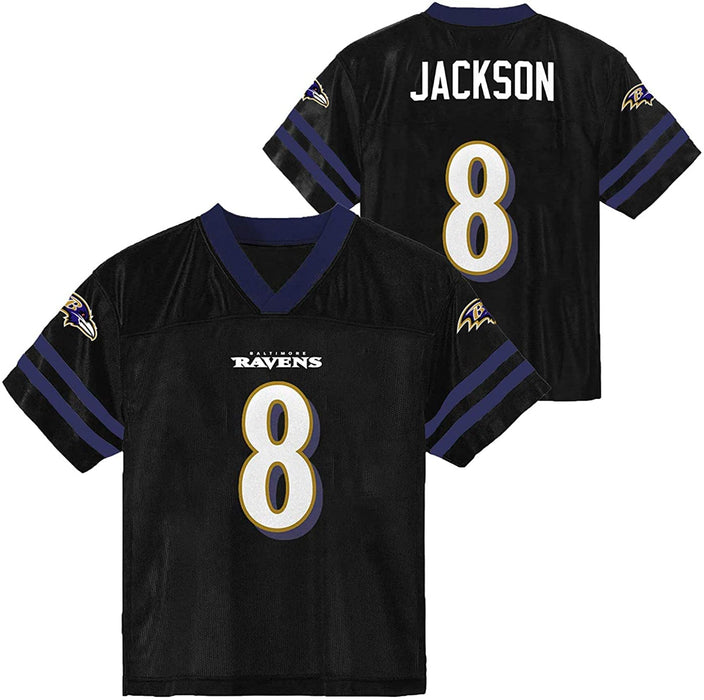 Lamar Jackson Baltimore Ravens #8 Black Kids 4-7 Alternate Player Jersey (3T)